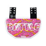 Pink donut-patterned product with 'BATTLE' text on a white background