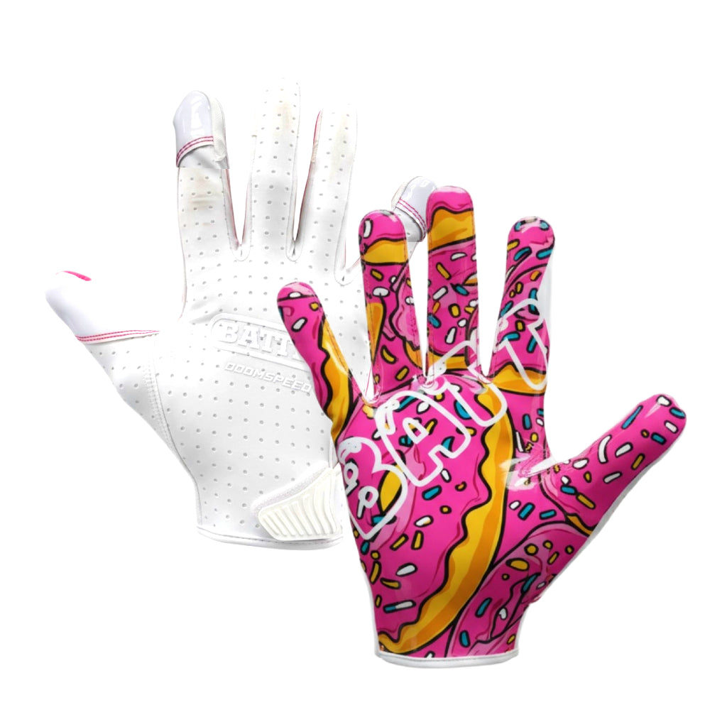 Donuts Doom Speed Football Gloves | Legal-Limit Grip | Battle
