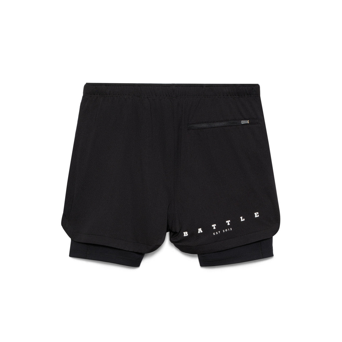 Battle Fly 5 Double Layer Mens Compression Shorts