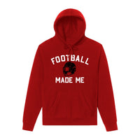 Football Made Me Premium Heavyweight Football Hoodie - Adult