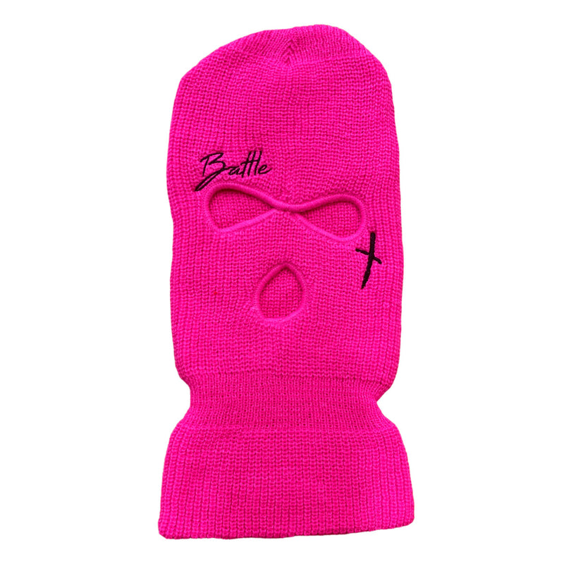 Pink; Athletic Face Mask - Battle Sports Full Mask 2.0