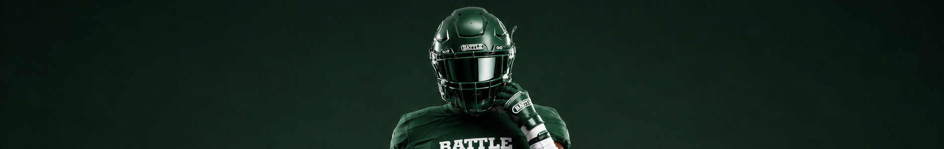Green Football Gloves, Mouthguards & Accessories