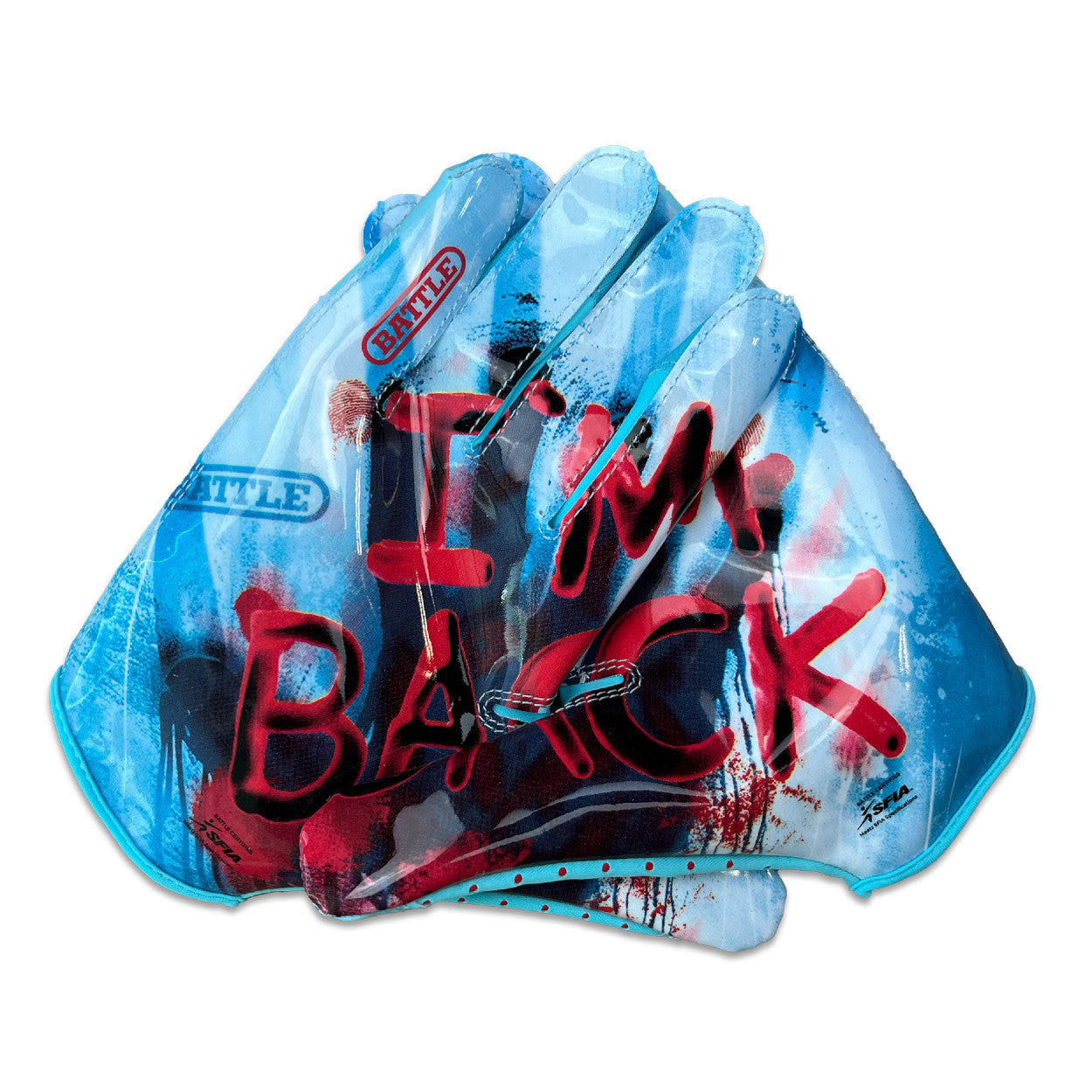 I'm Back Doom Speed Receiver Football Gloves | Battle Sports