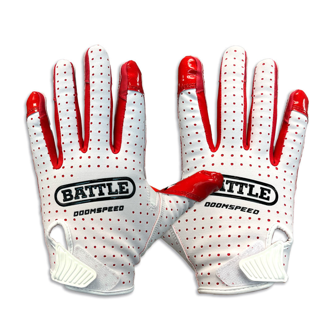 Racing Doom Speed Receiver Football Gloves | Battle Sports