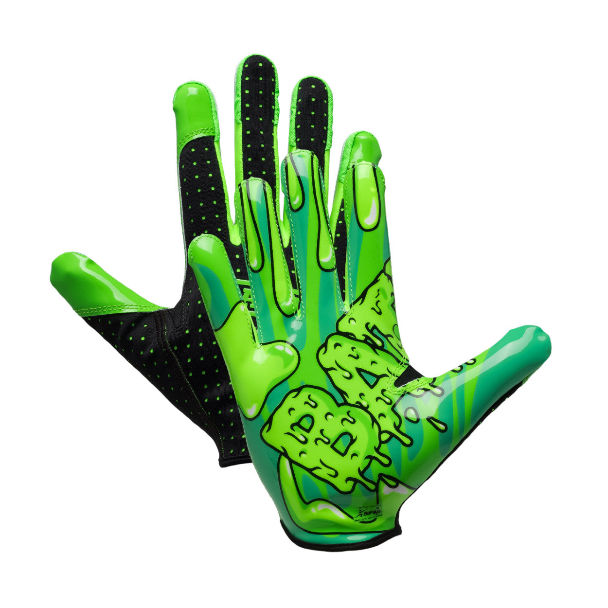 Slime Doom Speed Receiver Football Gloves | Battle Sports