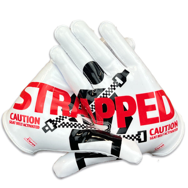 "Strapped" Doom Speed Receiver Football Gloves