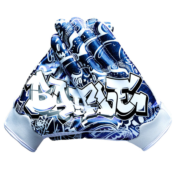"Prism Graffiti" Doom Receiver Football Gloves