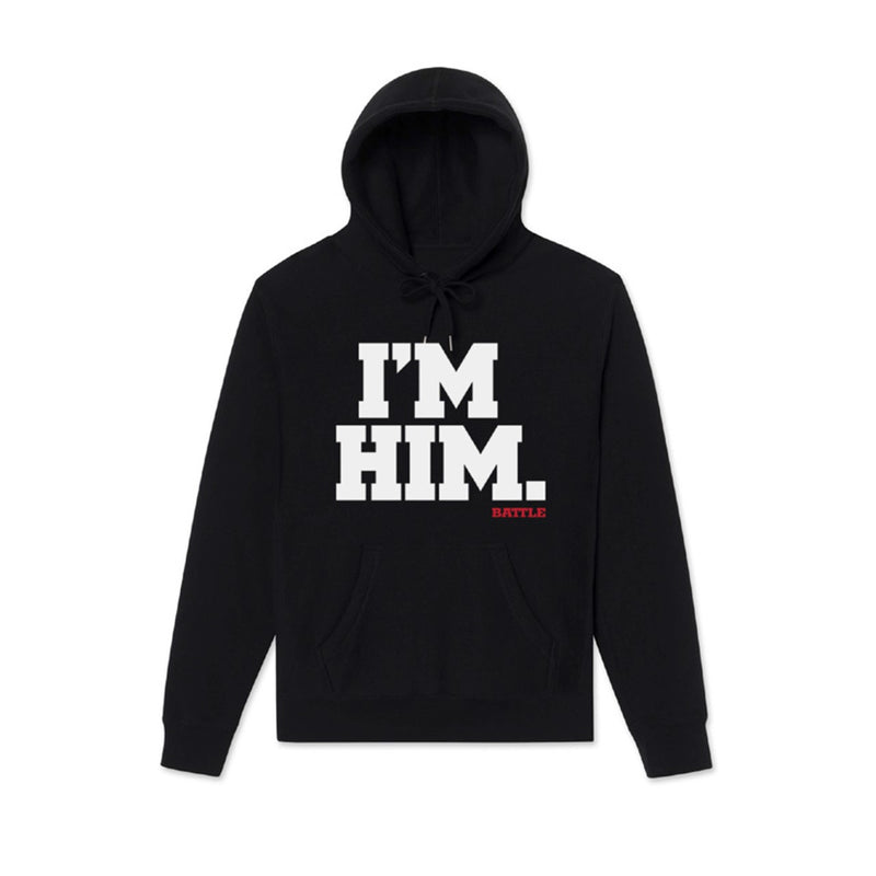 Black; I'm Him Sportswear Hoodie For Adult and Youth