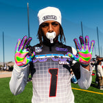 Heat Map Doom Speed Receiver Football Gloves