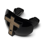 3D Diamond Cross Chrome Oxygen Football Mouthguard; mouth piece