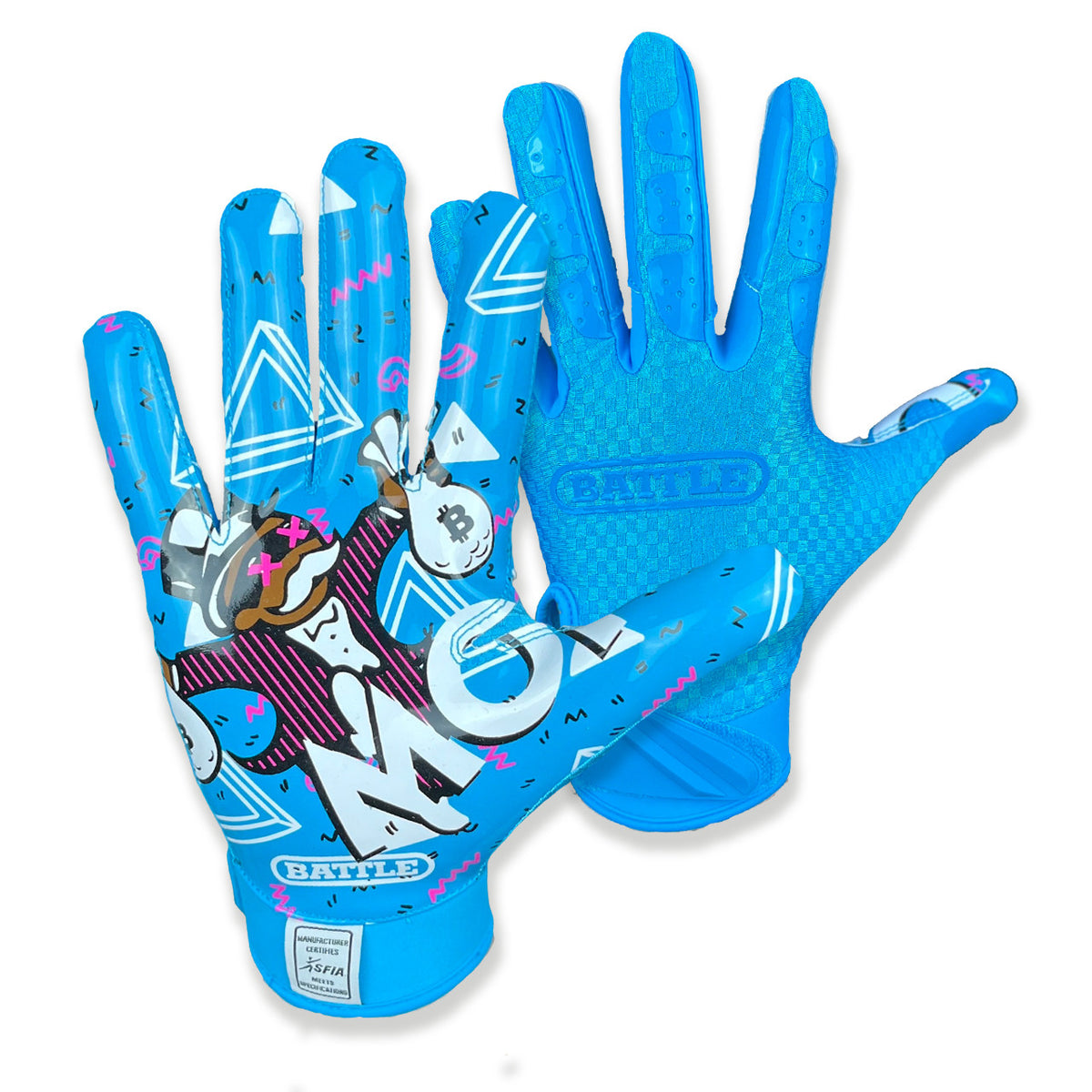 monopoly handschuhe Money Man 2.0 Football Receiver Gloves | Adult & Youth Sizes