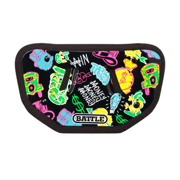 Back Plate with colorful graphics and 'BATTLE' branding on a white background