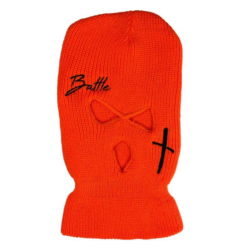 Orange; Athletic Face Mask - Battle Sports Full Mask 2.0