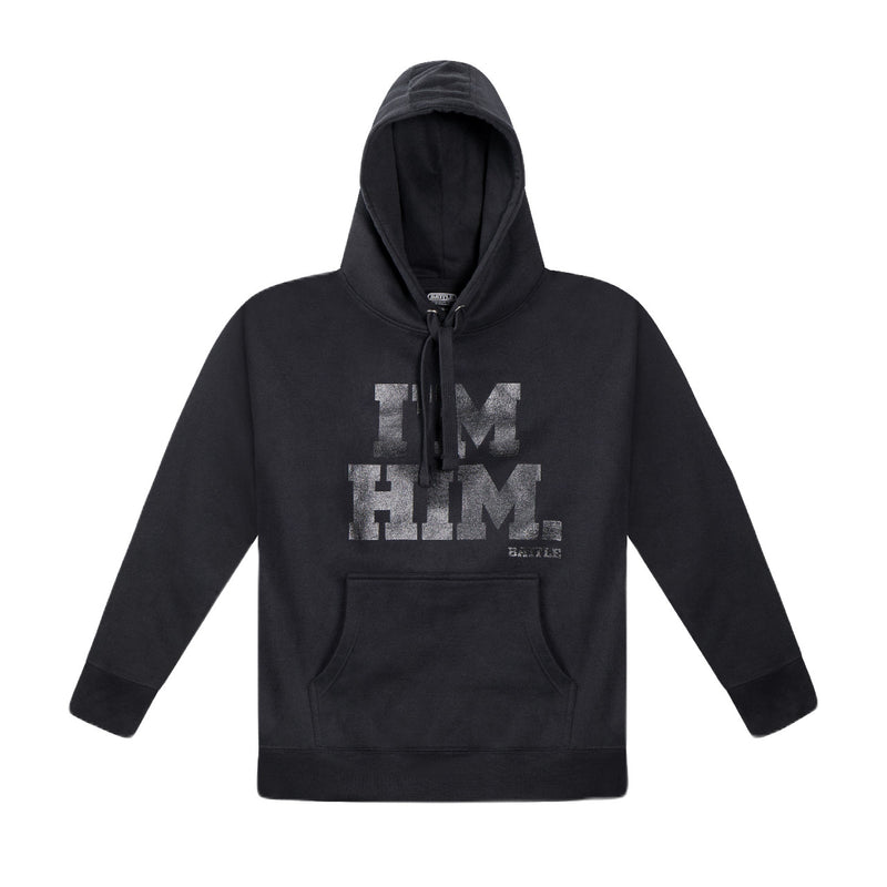 Black / Black; I'm Him Sportswear Hoodie For Adult and Youth
