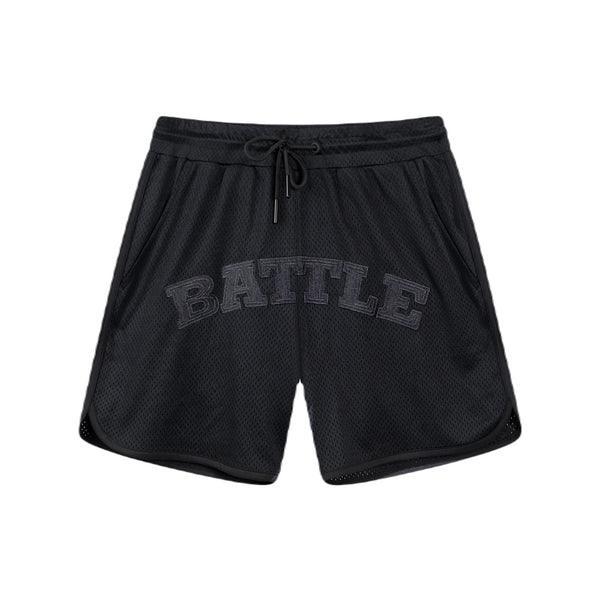 Black / Black; Mesh Shorts - Adult & Youth