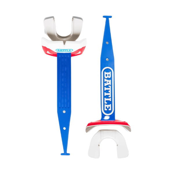 Speed Pro Football Mouthguard with Connected Thick Strap by Battle Sports