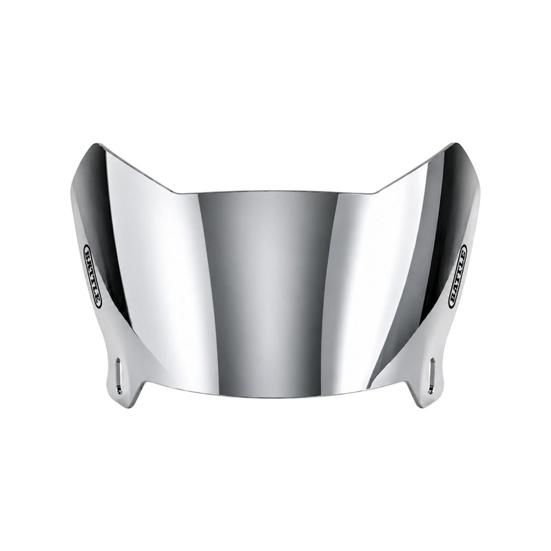 Battle Eclipse Elite Football Visor in silver with anti-fog and UV protection, tool-less install.