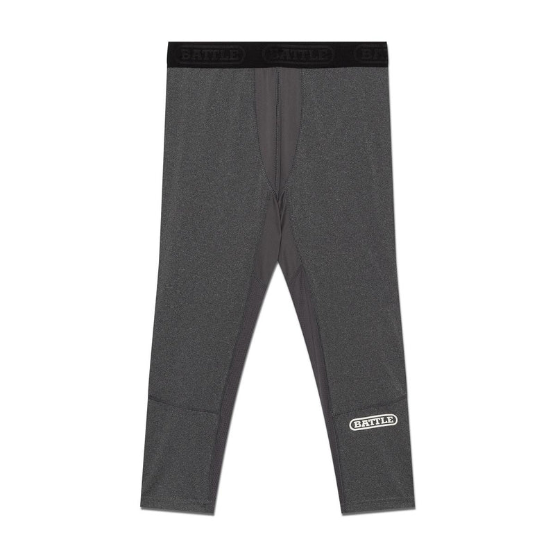Charcoal; Men's 3/4 Compression Tights