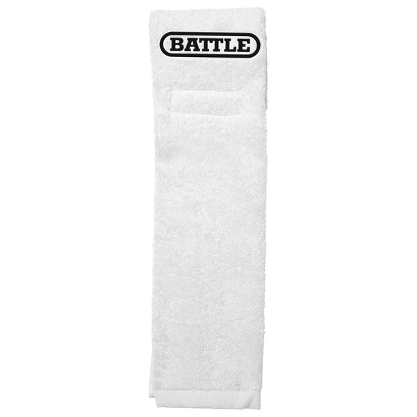 White; Battle Sports Touchdown Football Towel