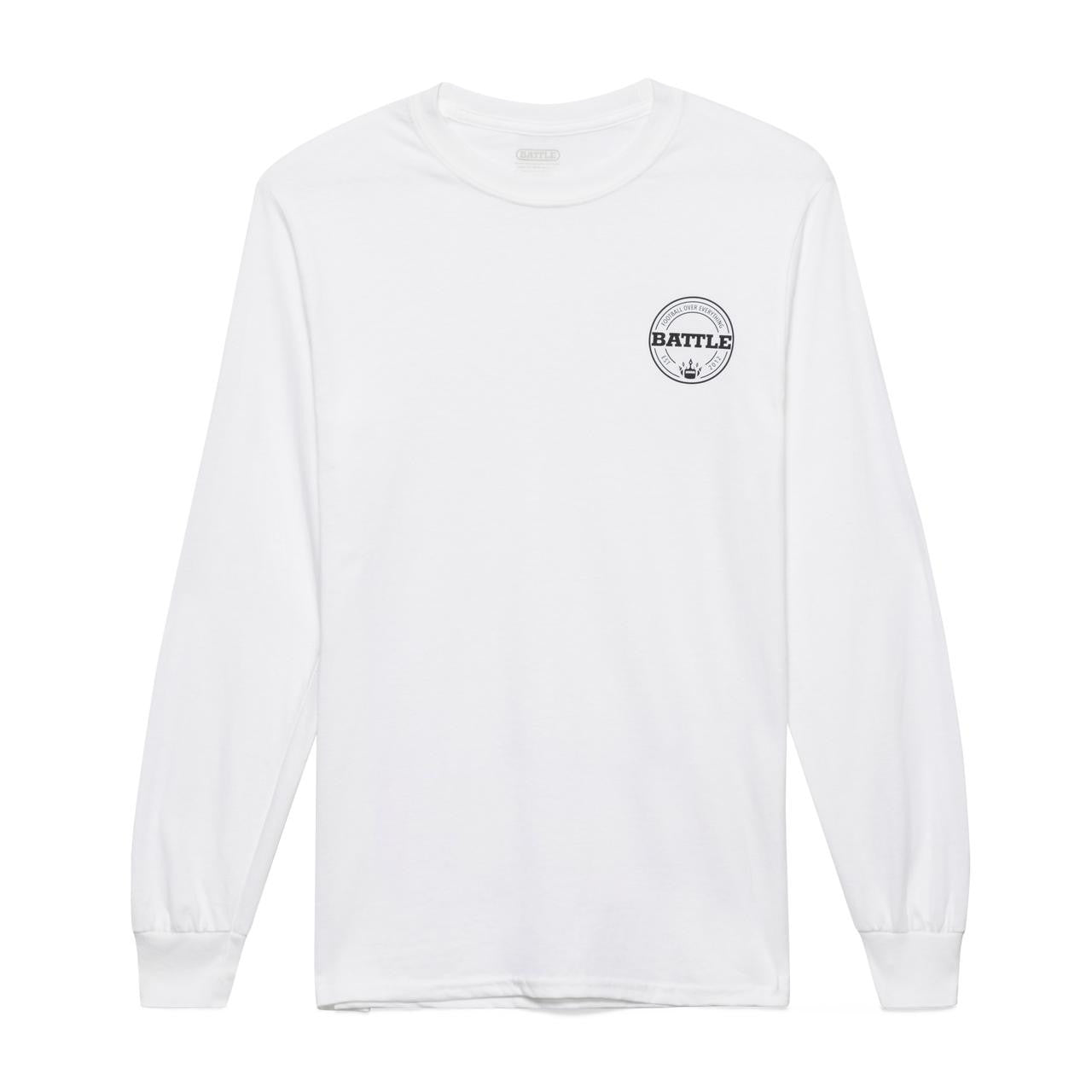Badge Bottom Rocker Long Sleeve T-Shirt | Battle Sports