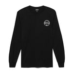Black; Battle Sports Badge Bottom Rocker Long Sleeve T-Shirt - Adult and Youth