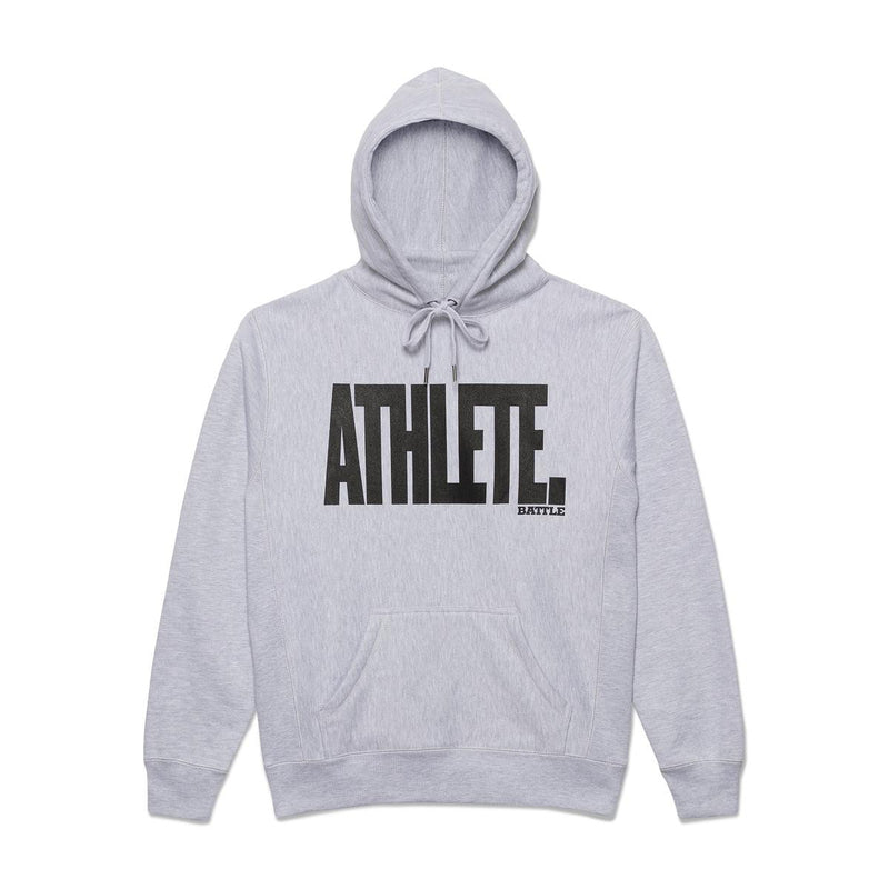 Gray/Black; Battle ATHLETE - Premium Heavyweight Pullover Sweatshirt