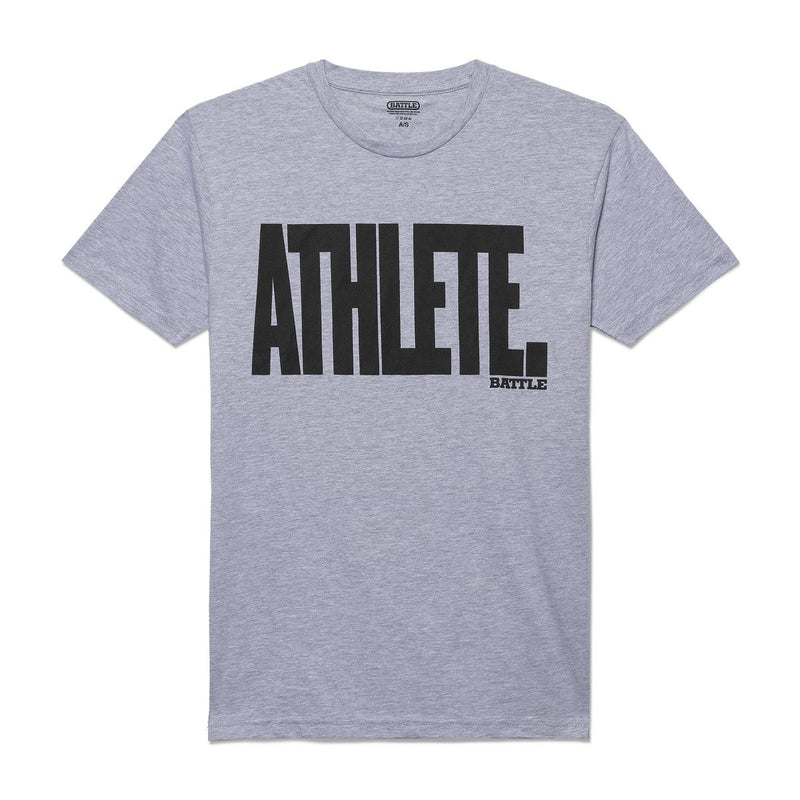 Grey; Vibrant Battle Sports Athlete T-shirt designed for athletic performance