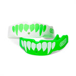 Neon Green; Fangs Custom Football Mouth Guard