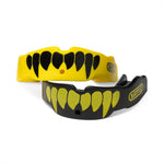 Neon Yellow; Fangs Custom Football Mouth Guard