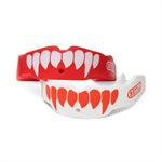 Red; Fangs Custom Football Mouth Guard