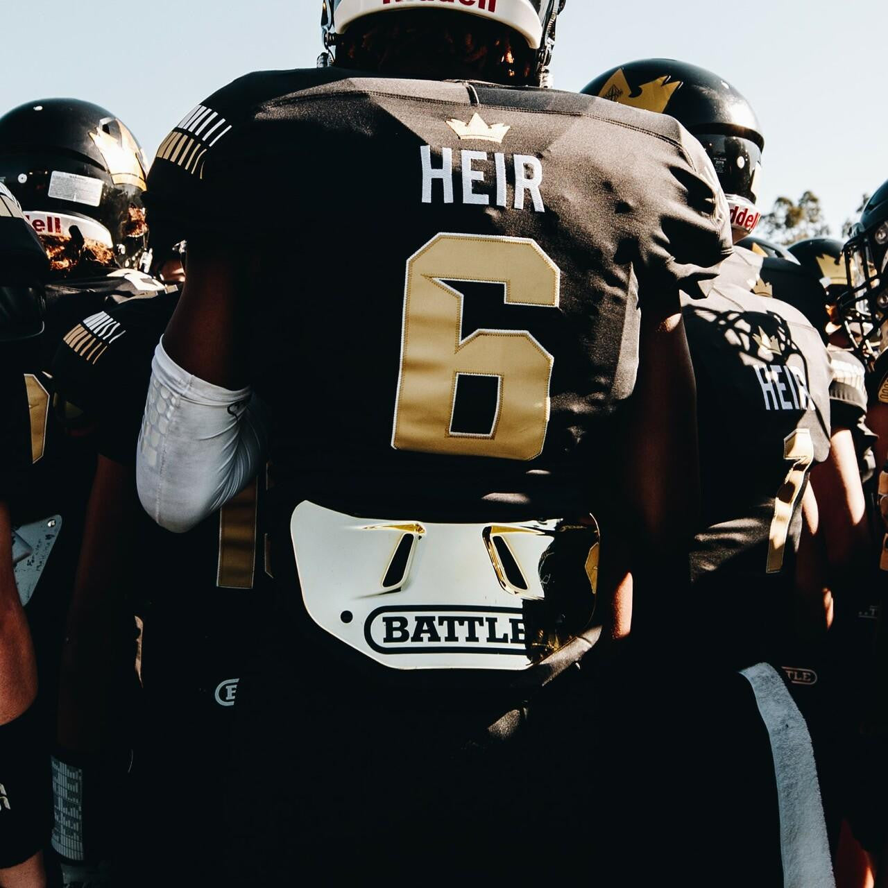 Chrome Football Back Plate - Adult & Youth | Battle Sports