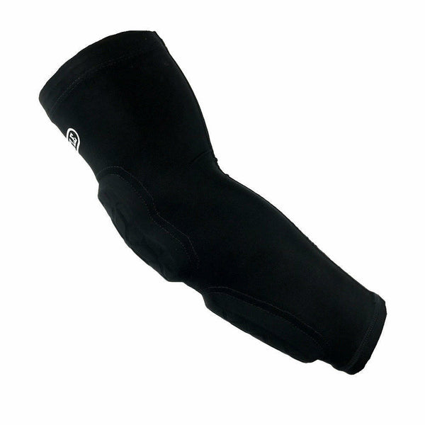 Black; Football Elbow & Forearm Padded Arm Sleeve