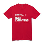 Red; Battle Sports Football Over Everything Soft T-Shirt