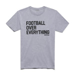 Grey; Battle Sports Football Over Everything Soft T-Shirt