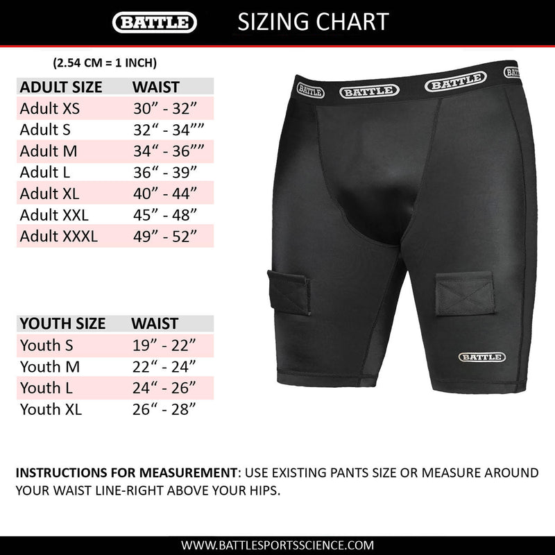 Battle Sports Hockey Compression Shorts