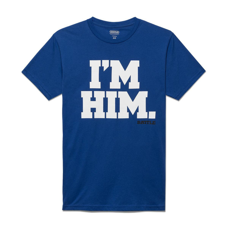 Royal; Battle Sports IM HIM T-Shirt - Adult and Youth