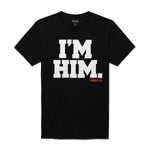 Black; Battle Sports IM HIM T-Shirt - Adult and Youth