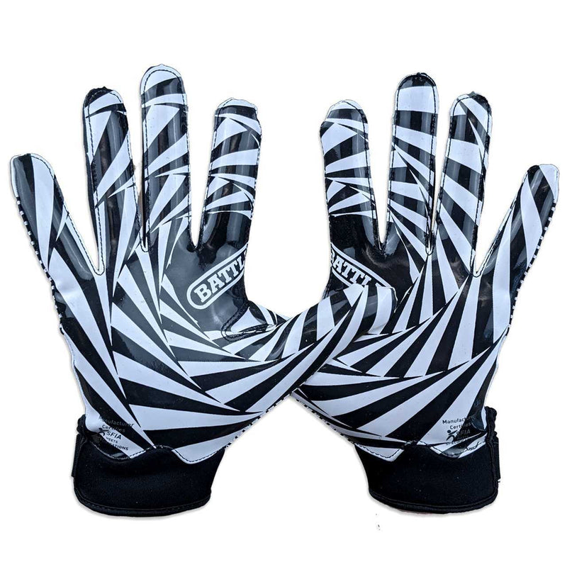 Battle Sports Kaleidoscope Doom 1.0 Football Receiver Gloves - Adult and Youth