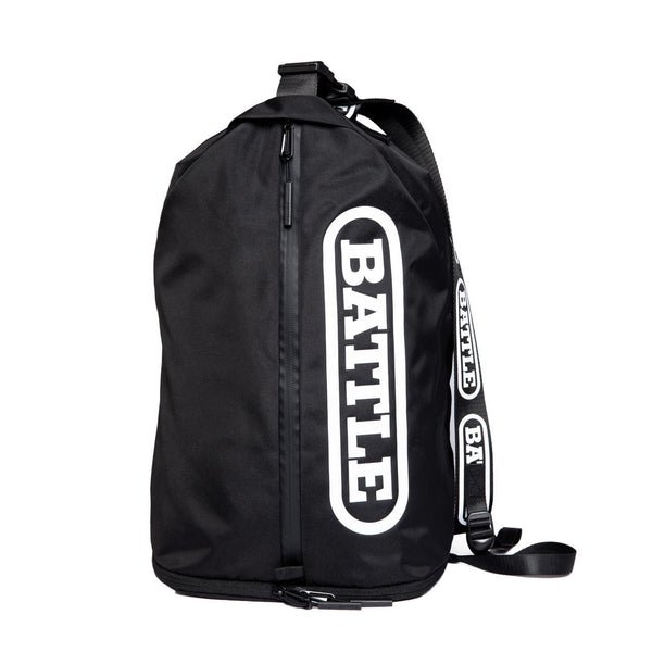 Black; Battle Sports Lockdown Football Sling Bag
