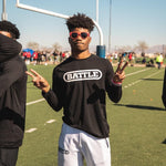 Battle Sports Long Sleeve Performance - BIG Logo Adult and Youth