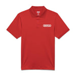 Red; Battle Sports Athletic Fit Polo Shirt