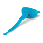 Neon Blue; Speed Football Mouthguard with Connected Thick Strap, the best mouthguard for braces.