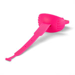 Neon Pink; Speed Football Mouthguard with Connected Thick Strap, the best mouthguard for braces.