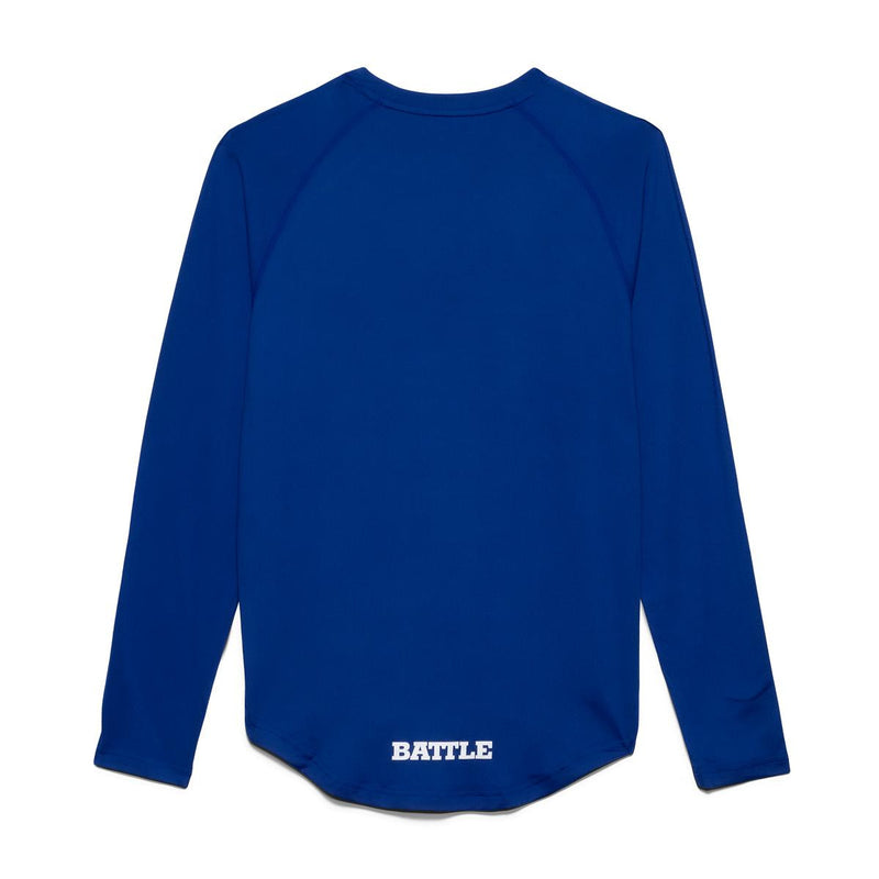 Blue; Speed Performance Long Sleeve Shirts for Men