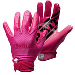 Pink; Receiver Football Gloves