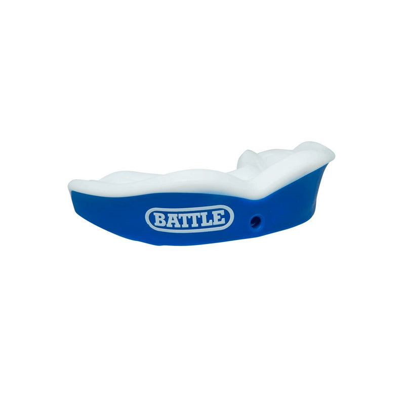Blue; Ultra-Fit protective mouthguard for football