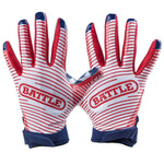 Battle Sports USA Doom 1.0 Football Receiver Gloves - Adult and Youth