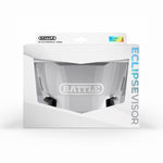 Battle Eclipse Helmet Visor, clear, with anti-fog and UV protection, tool-less installation.