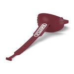 Maroon; Speed Football Mouthguard with Connected Thick Strap, the best mouthguard for braces.
