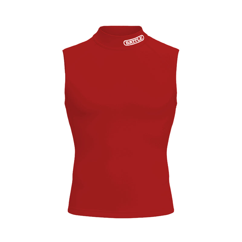 Mock Neck PRO Sleeveless Compression by Battle Sports